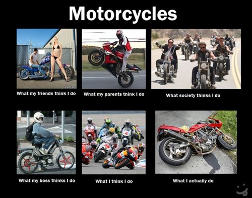 head and shoulders 5 in 1 meme for motorcycle riders! #funny #meme  #motorbike