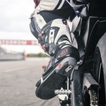 Bike cam – biker at the start of a race