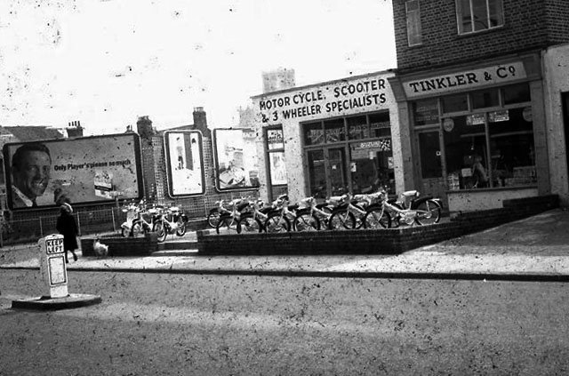 Old motorcycle shop