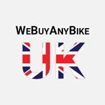 A square version of the WeBuyAnyBike Logo